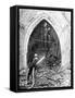 British Firefighters Damping Down a Bombed Church, World War II, June 1940-null-Framed Stretched Canvas