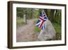 British Flag Honoring Losses during American Revolution-Joseph Sohm-Framed Photographic Print