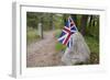 British Flag Honoring Losses during American Revolution-Joseph Sohm-Framed Photographic Print