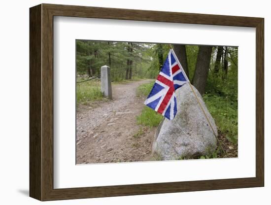 British Flag Honoring Losses during American Revolution-Joseph Sohm-Framed Photographic Print