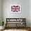 British Flag-Whoartnow-Framed Giclee Print displayed on a wall