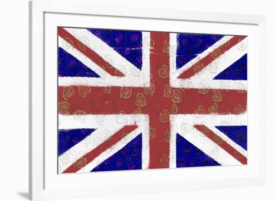 British Flag-Whoartnow-Framed Giclee Print