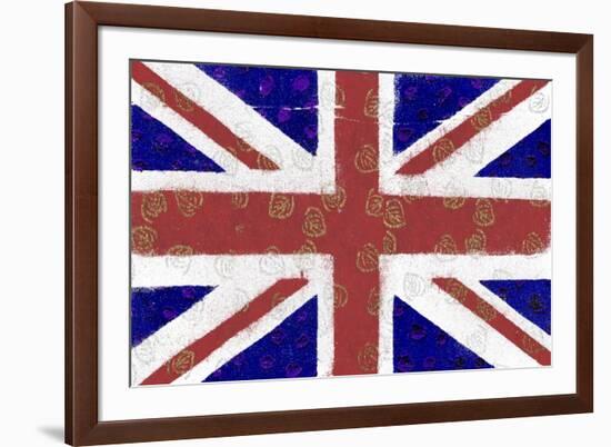 British Flag-Whoartnow-Framed Giclee Print