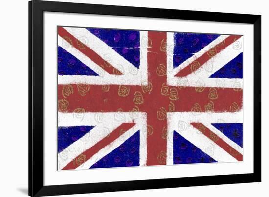 British Flag-Whoartnow-Framed Giclee Print