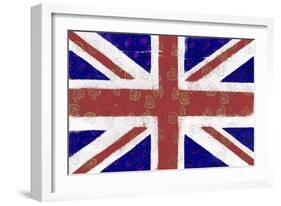 British Flag-Whoartnow-Framed Giclee Print