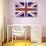 British Flag-Whoartnow-Giclee Print displayed on a wall