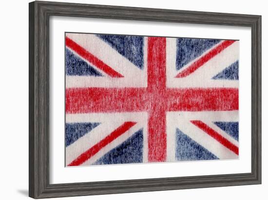 British Flag-Whoartnow-Framed Giclee Print