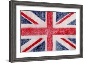 British Flag-Whoartnow-Framed Giclee Print