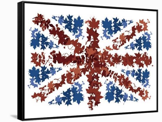 British Flag-Whoartnow-Framed Stretched Canvas