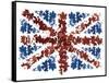 British Flag-Whoartnow-Framed Stretched Canvas