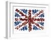 British Flag-Whoartnow-Framed Giclee Print