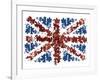 British Flag-Whoartnow-Framed Giclee Print