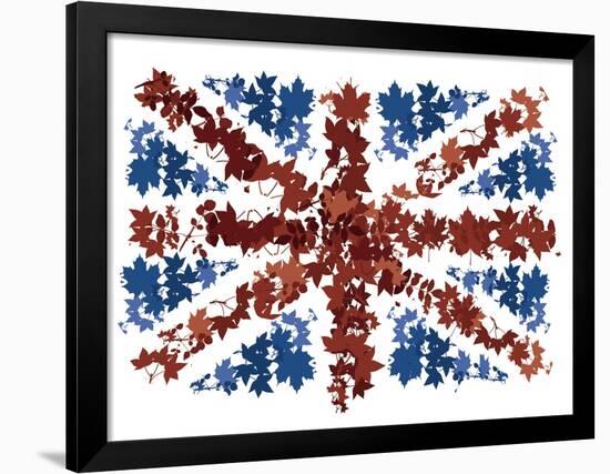 British Flag-Whoartnow-Framed Giclee Print