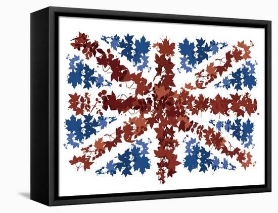 British Flag-Whoartnow-Framed Stretched Canvas