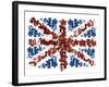 British Flag-Whoartnow-Framed Giclee Print