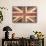 British Flag-Whoartnow-Framed Stretched Canvas displayed on a wall