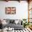 British Flag-Whoartnow-Framed Stretched Canvas displayed on a wall