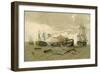 British Fleet Attacking Castillo Del Morro, Cuba, 1761-null-Framed Giclee Print