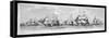 British Fleet Spithead: Nerbudda-Edward Duncan-Framed Stretched Canvas