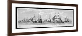 British Fleet Spithead: Nerbudda-Edward Duncan-Framed Premium Giclee Print