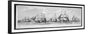 British Fleet Spithead: Nerbudda-Edward Duncan-Framed Premium Giclee Print