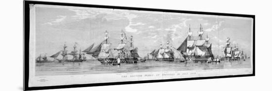 British Fleet Spithead: Nerbudda-Edward Duncan-Mounted Premium Giclee Print