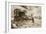 British 'Flying' Ambulance at the Western Front Attending a Wounded Man-null-Framed Giclee Print