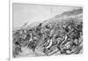 British Forces Attempt to Storm the French Fort of Ticonderoga in 1758 (Litho)-Frederic Sackrider Remington-Framed Giclee Print