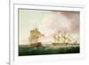 British Frigates Off Dover-Thomas Whitcombe-Framed Giclee Print