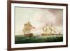 British Frigates Off Dover-Thomas Whitcombe-Framed Giclee Print