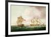 British Frigates Off Dover-Thomas Whitcombe-Framed Giclee Print