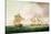 British Frigates Off Dover-Thomas Whitcombe-Stretched Canvas