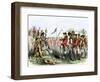 British General Burgoyne Addressing Native Americans to Secure an Alliance-null-Framed Giclee Print