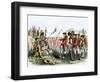 British General Burgoyne Addressing Native Americans to Secure an Alliance-null-Framed Giclee Print