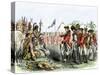 British General Burgoyne Addressing Native Americans to Secure an Alliance-null-Stretched Canvas