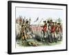 British General Burgoyne Addressing Native Americans to Secure an Alliance-null-Framed Giclee Print