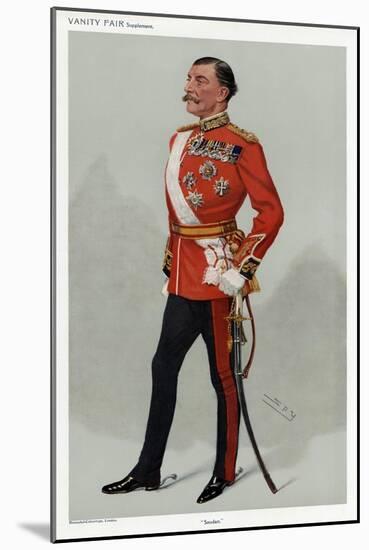 British General-Leslie Ward-Mounted Art Print