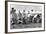 British Girls of the Women's Land Army Learning to Plough with a Tractor, World War II, 1939-1945-null-Framed Photographic Print