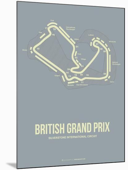 British Grand Prix 1-NaxArt-Mounted Art Print