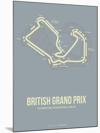 British Grand Prix 1-NaxArt-Mounted Art Print