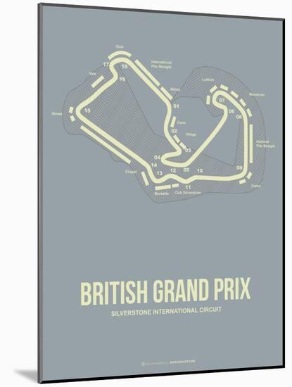 British Grand Prix 1-NaxArt-Mounted Art Print