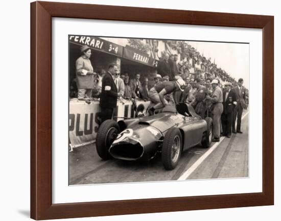 British Grand Prix at Silverstone, 1956-Alan Smith-Framed Art Print