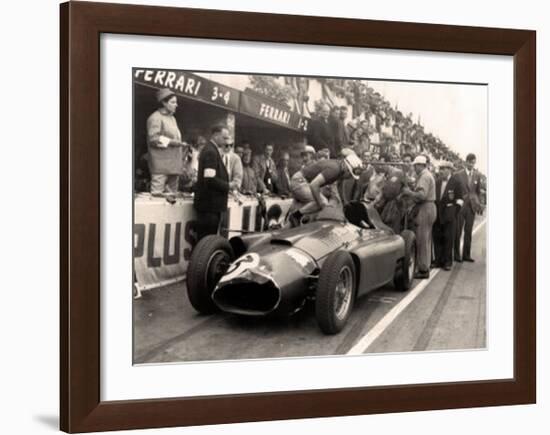 British Grand Prix at Silverstone, 1956-Alan Smith-Framed Art Print