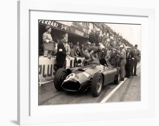 British Grand Prix at Silverstone, 1956-Alan Smith-Framed Art Print