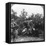 British Gunners Donning Masks as Protection Against German Gas Shells, World War I, C1914-C1918-null-Framed Stretched Canvas