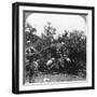 British Gunners Donning Masks as Protection Against German Gas Shells, World War I, C1914-C1918-null-Framed Photographic Print