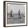 British Heliographing from the Johannesburg Fort the News of the Occupation, Boer War, 1900-Underwood & Underwood-Framed Giclee Print