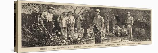 British Honduras, Mr Henry Fowler, Colonial Secretary, and His Exploring Party-null-Stretched Canvas