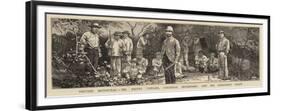 British Honduras, Mr Henry Fowler, Colonial Secretary, and His Exploring Party-null-Framed Premium Giclee Print