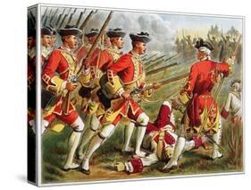 British Infantry-Richard Simkin-Stretched Canvas